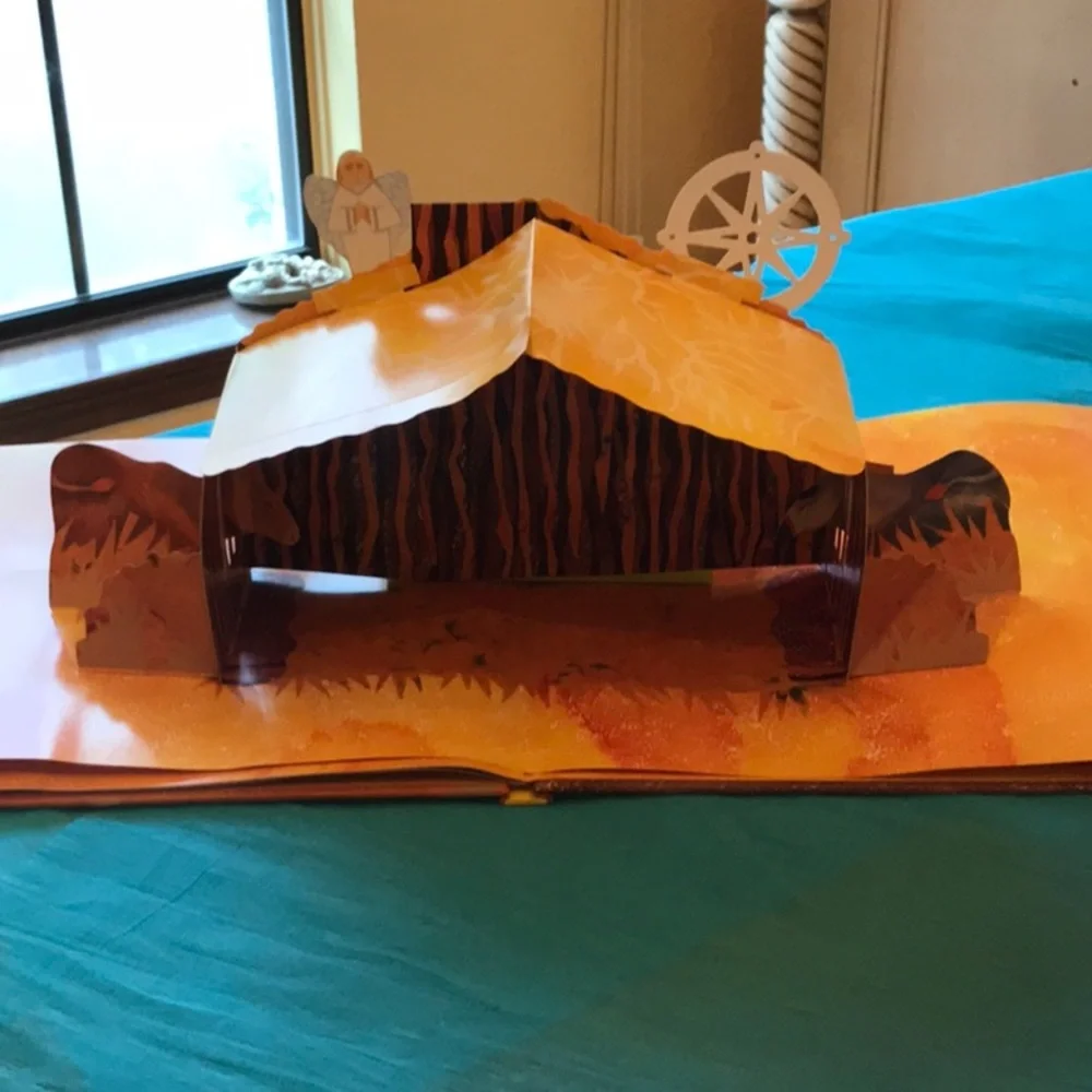 Christmas Story with pop-up stable